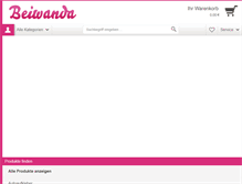 Tablet Screenshot of beiwanda.de